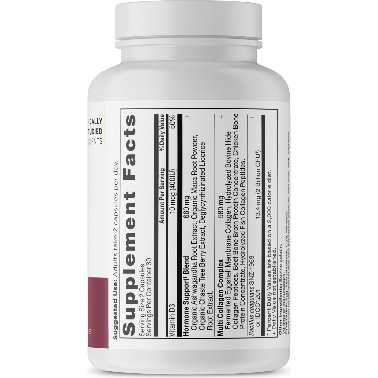 Ancient Nutrition Women's Hormone Balance + Collagen Capsules