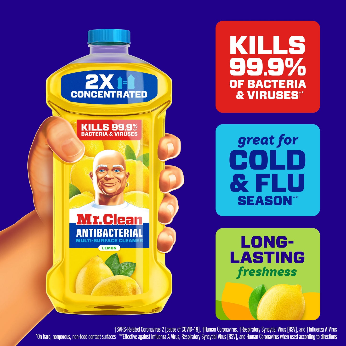Mr. Clean Antibacterial All Purpose Cleaner - Lemon