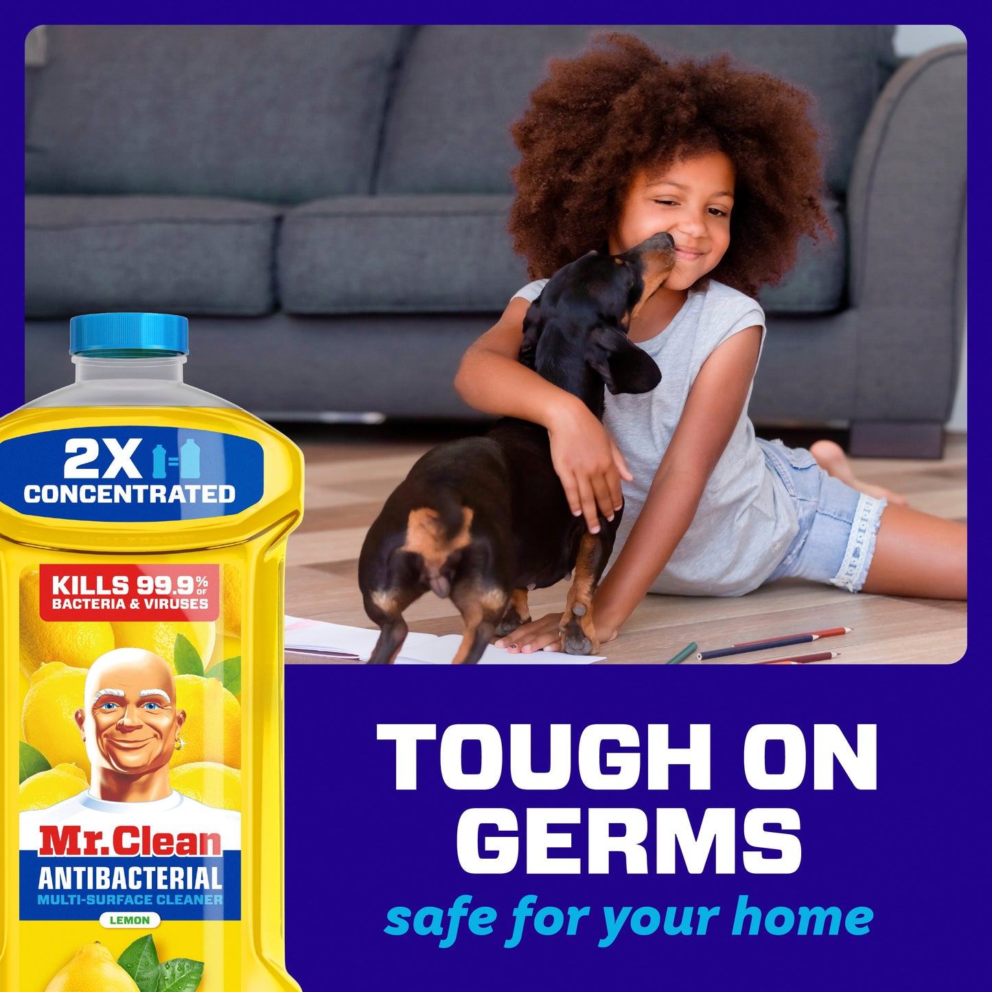 Mr. Clean Antibacterial All Purpose Cleaner - Lemon