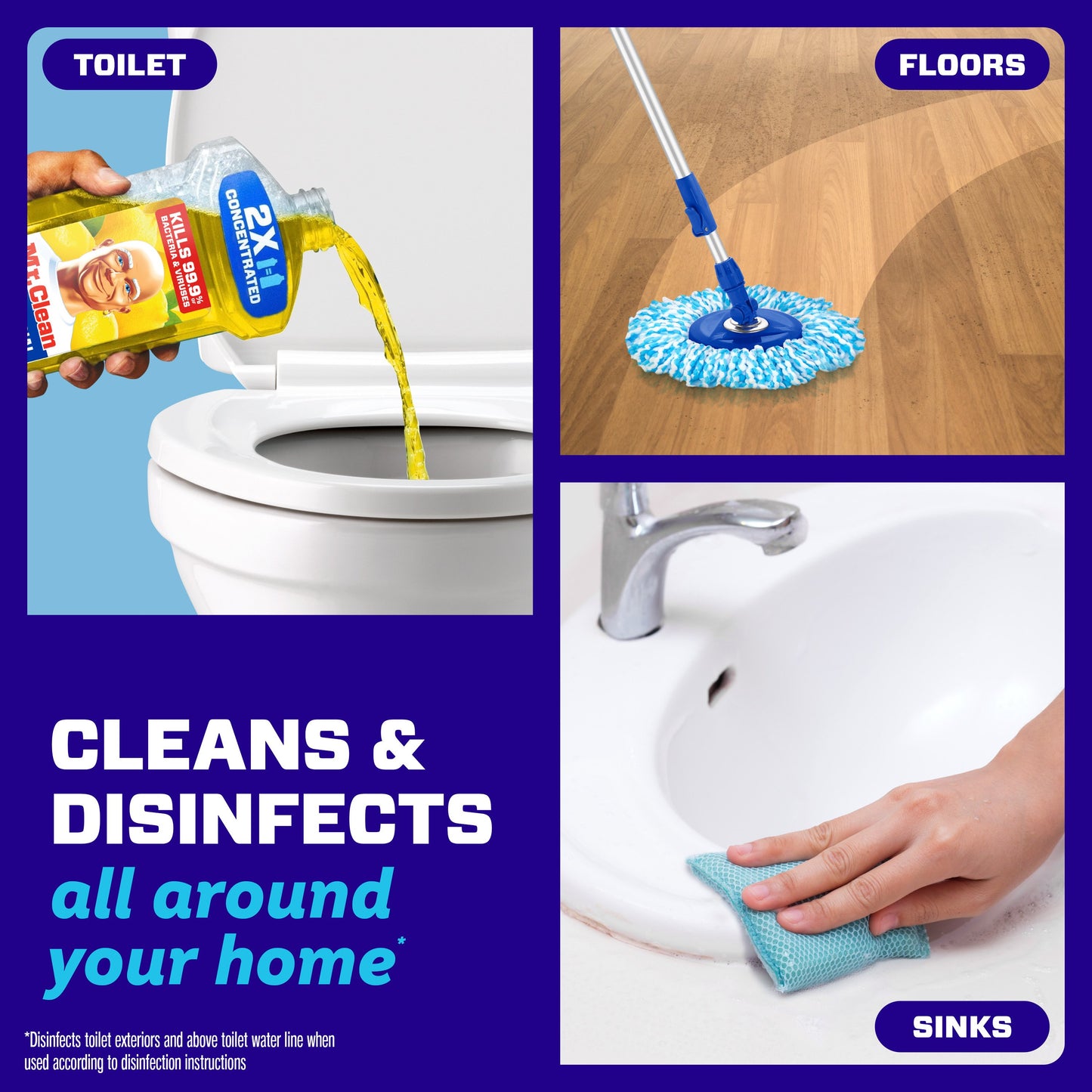 Mr. Clean Antibacterial All Purpose Cleaner - Lemon