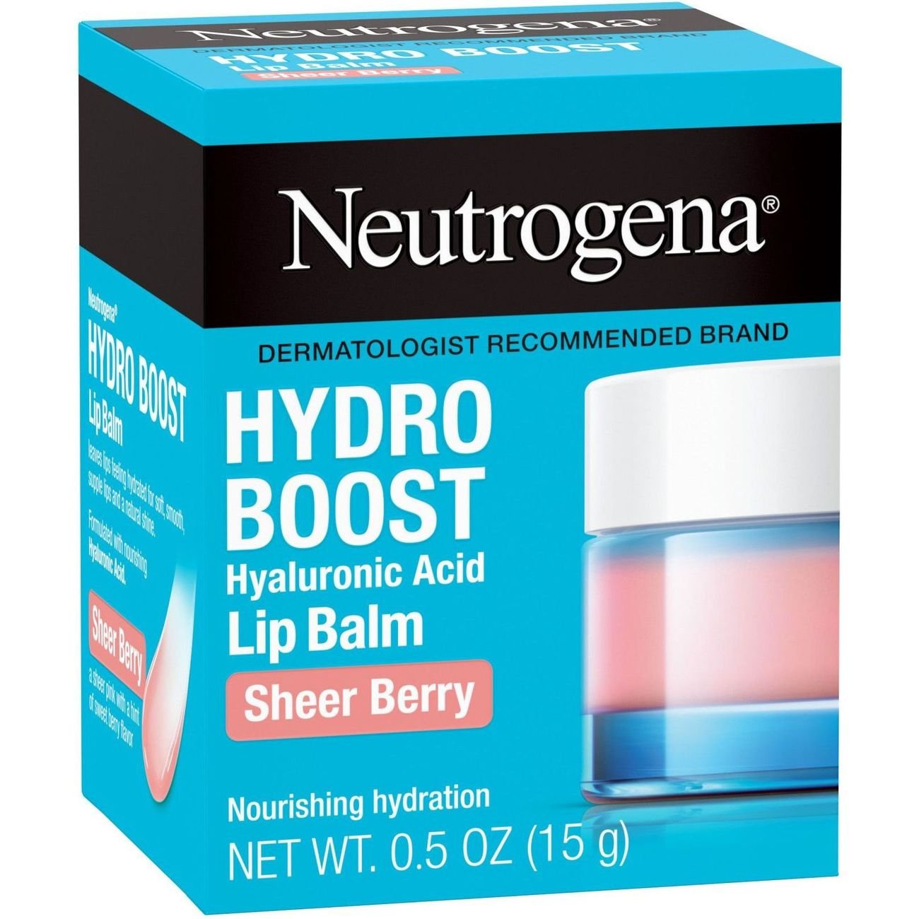 Neutrogena Hydro Boost Hyaluronic Acid Lip Balm - Sheer Berry