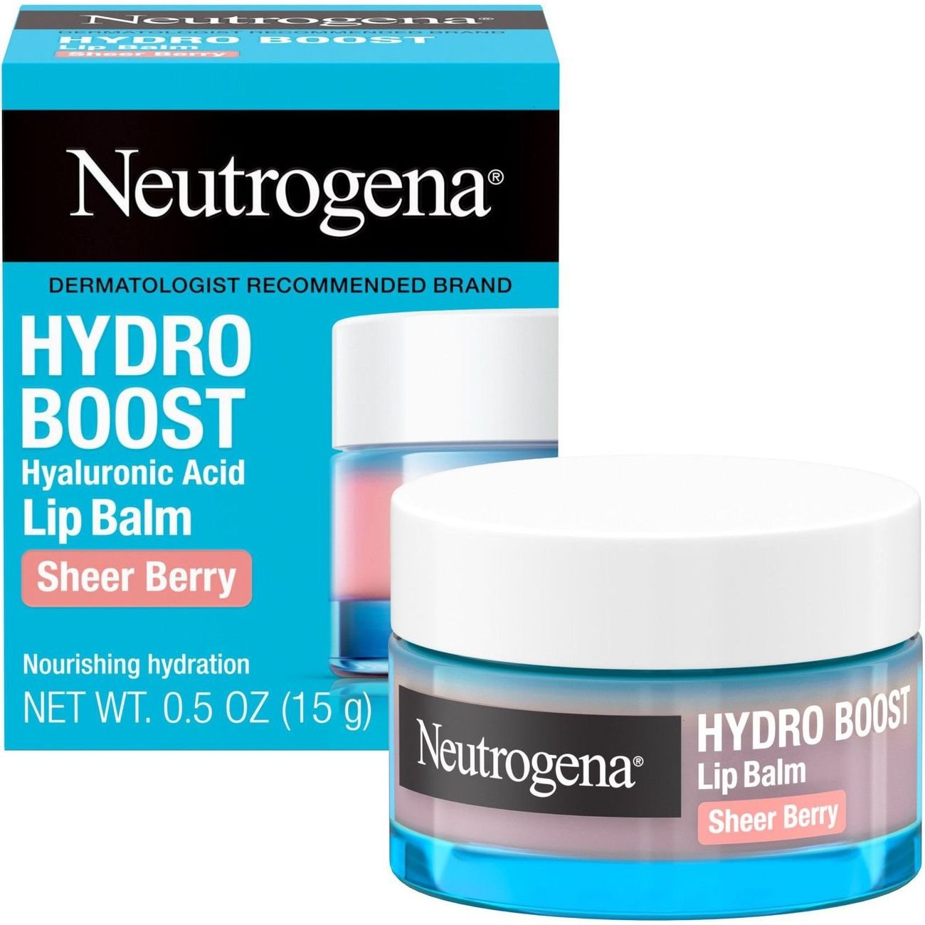 Neutrogena Hydro Boost Hyaluronic Acid Lip Balm - Sheer Berry