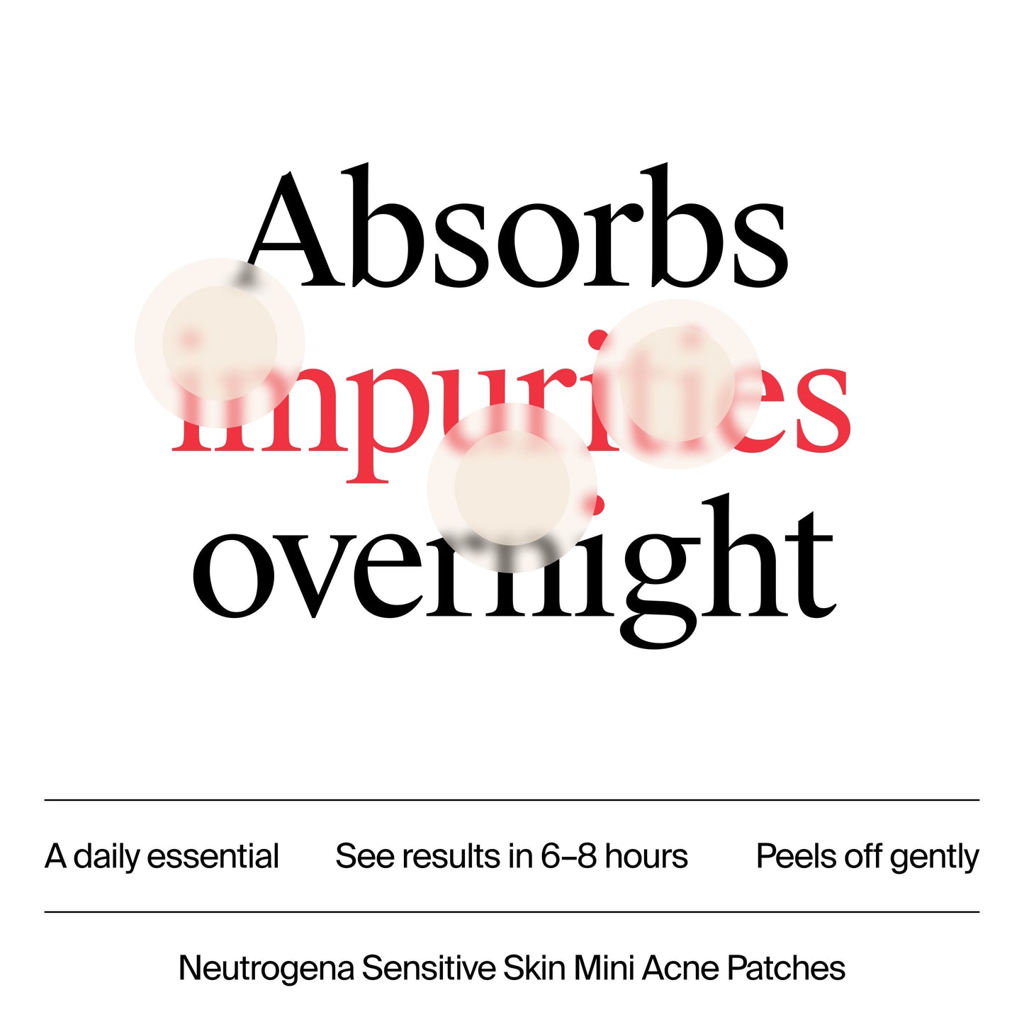 Neutrogena Sensitive Skin Hydrocolloid Mini Acne Patch