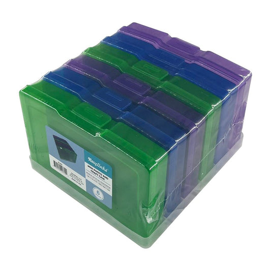 Novelinks 4'' x 6'' Photo Storage With Holder - Blue, Green, & Purple