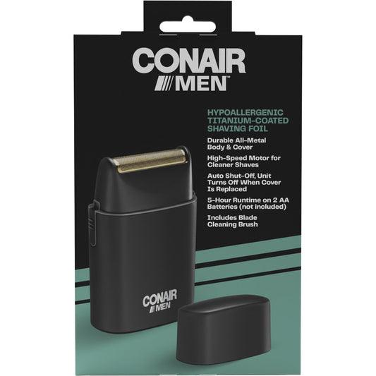 Conair Men Titanium Metal Foil Electric Shaver
