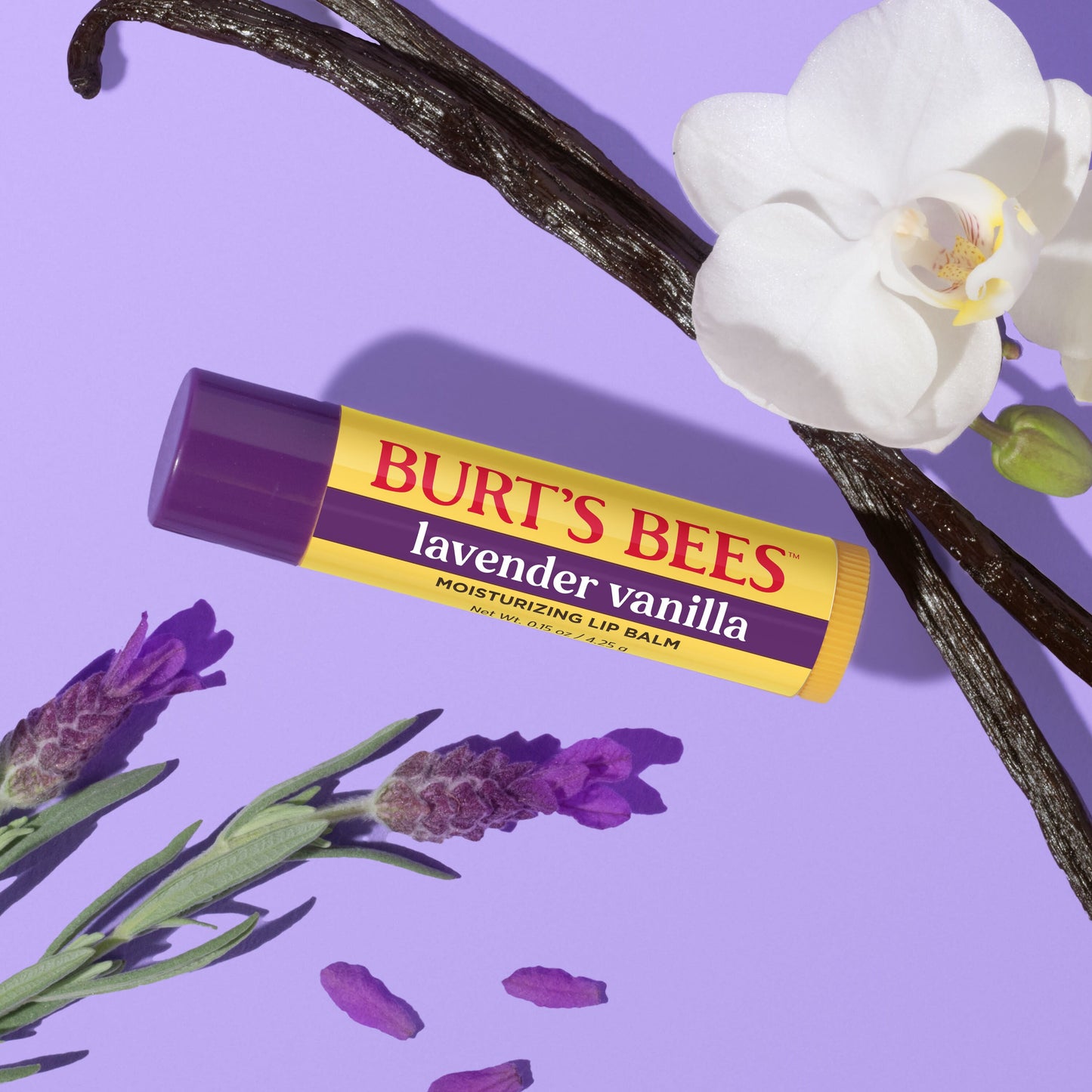 Burt's Bees Moisturizing Lip Balm - Lavender Vanilla