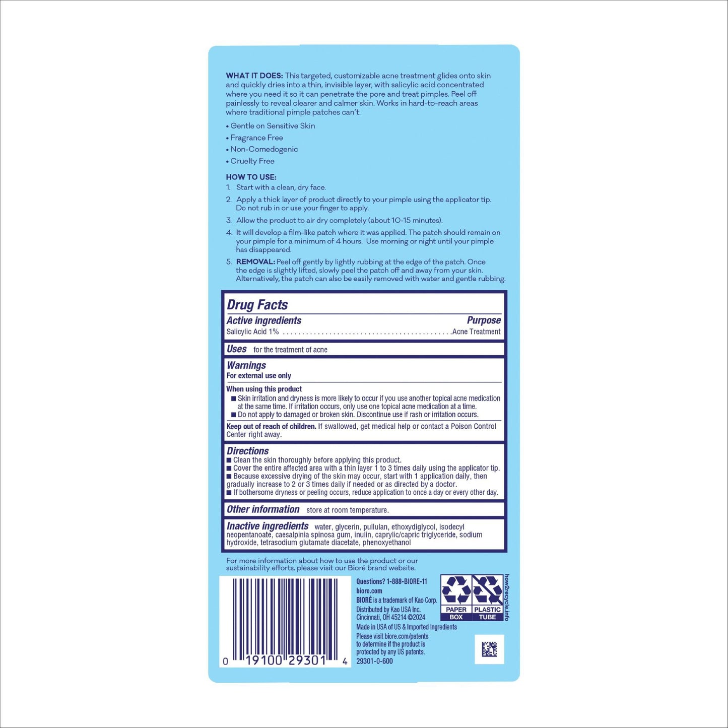 Biore Paint & Peel Liquid Pimple Patch