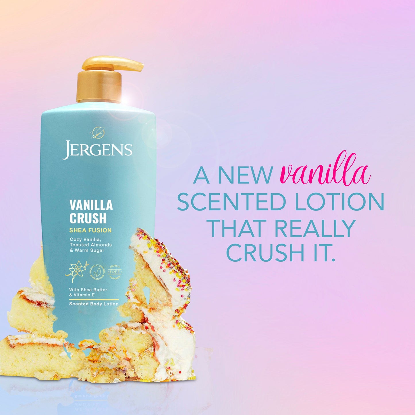 Jergens Shea Fusion Lotion - Vanilla Crush