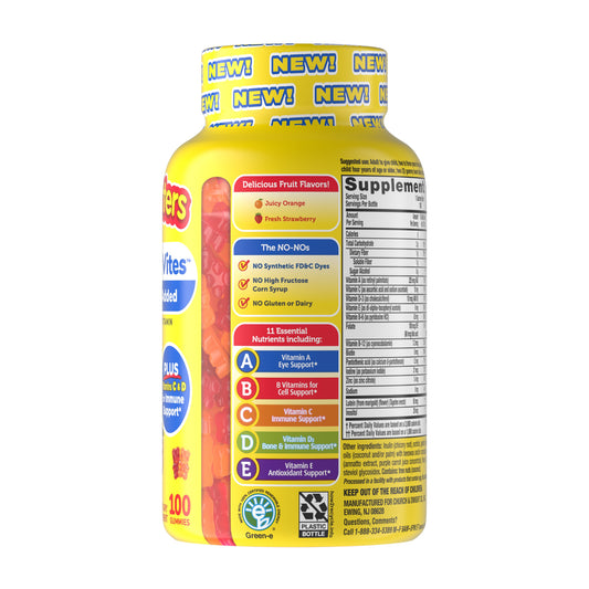 Lil Critters Gummy Vites No Sugar Added Daily Multivitamin Gummies