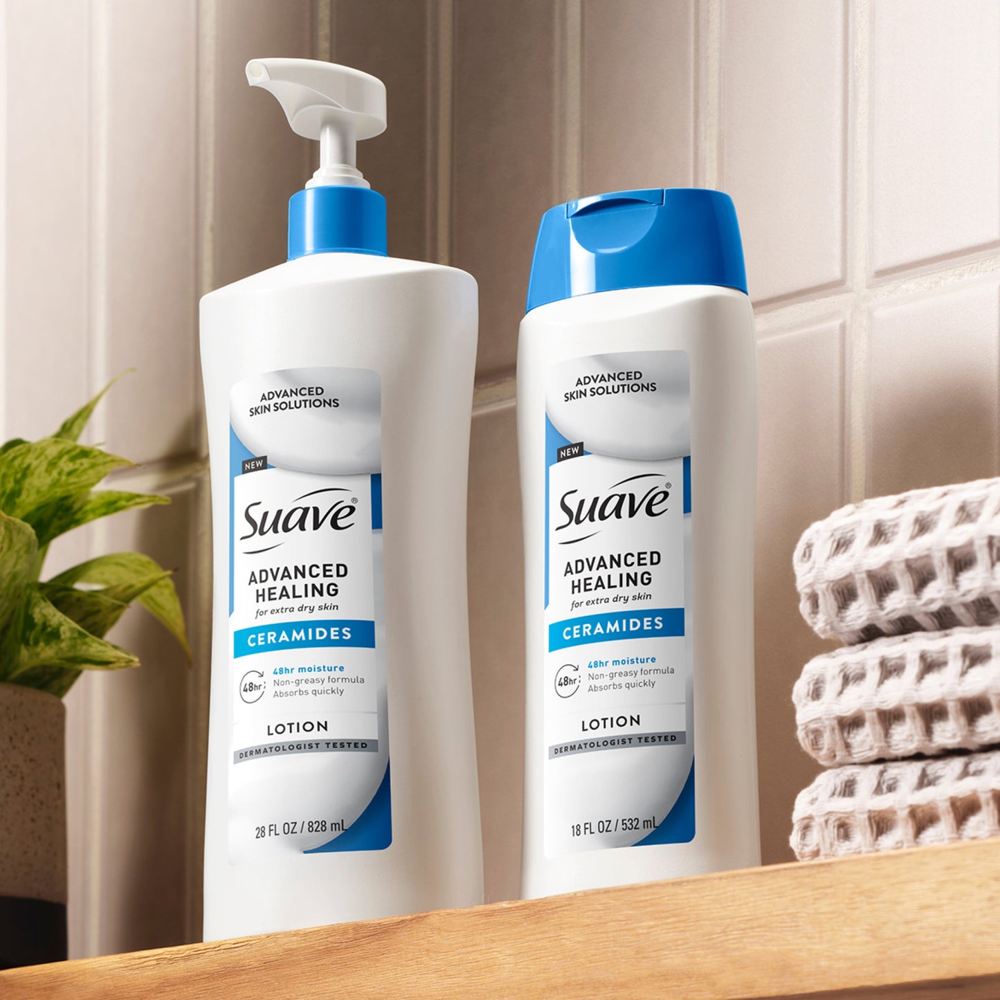 Suave Advanced Healing Hand & Body Lotion with Ceramides - Extra Dry Skin