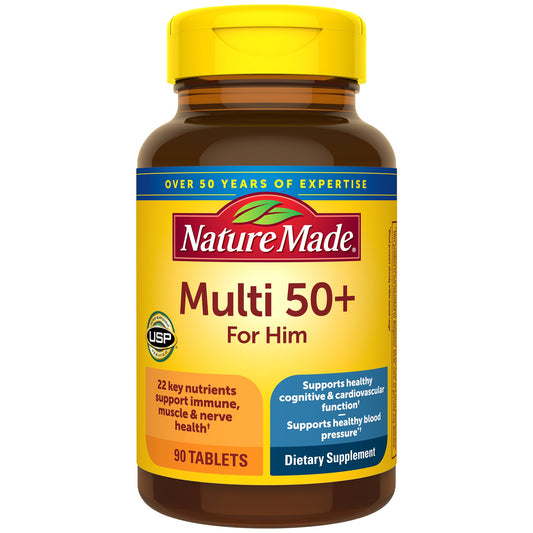 Nature Made Men's 50+ Multivitamin Tablets