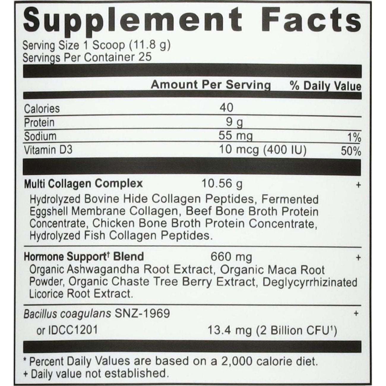 Ancient Nutrition Women's Hormone Balance + Collagen Powder - Vanilla