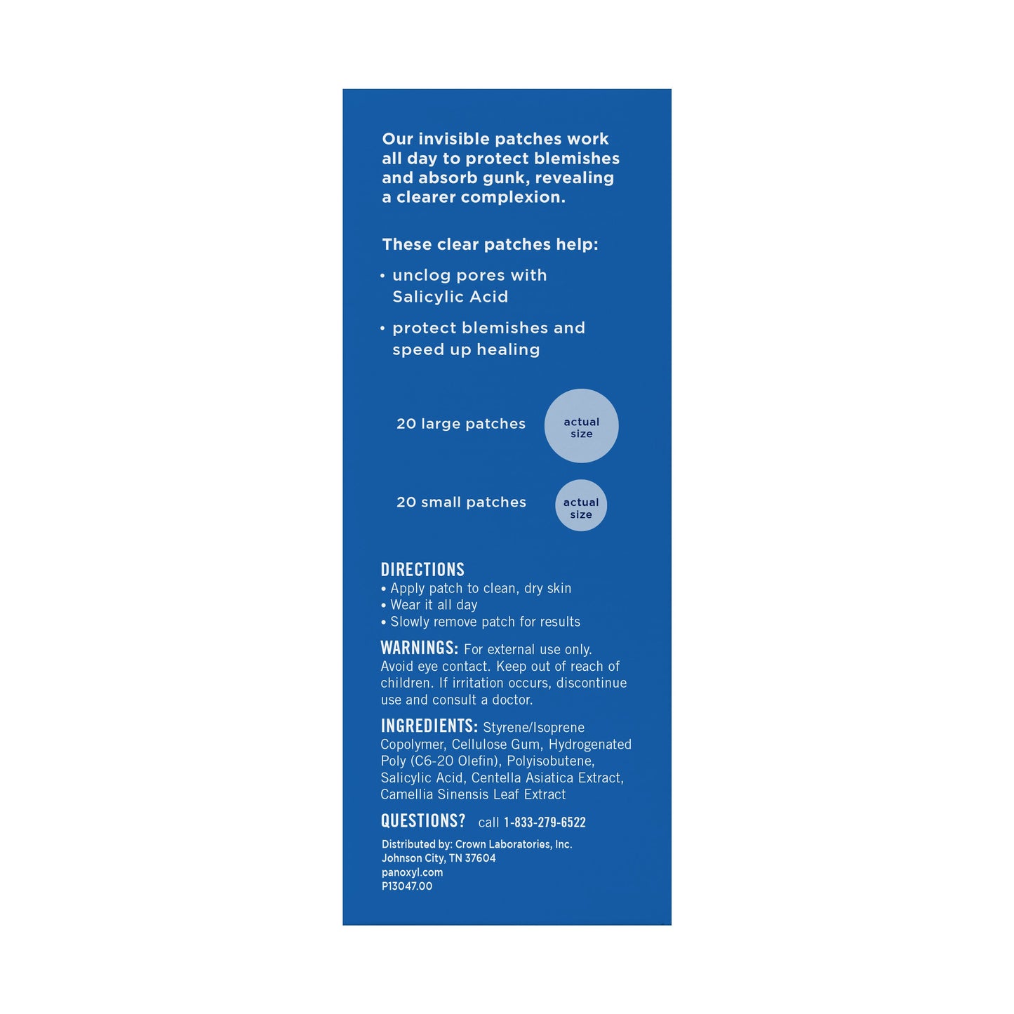 PanOxyl Daytime Invisible Patches with Salicylic Acid