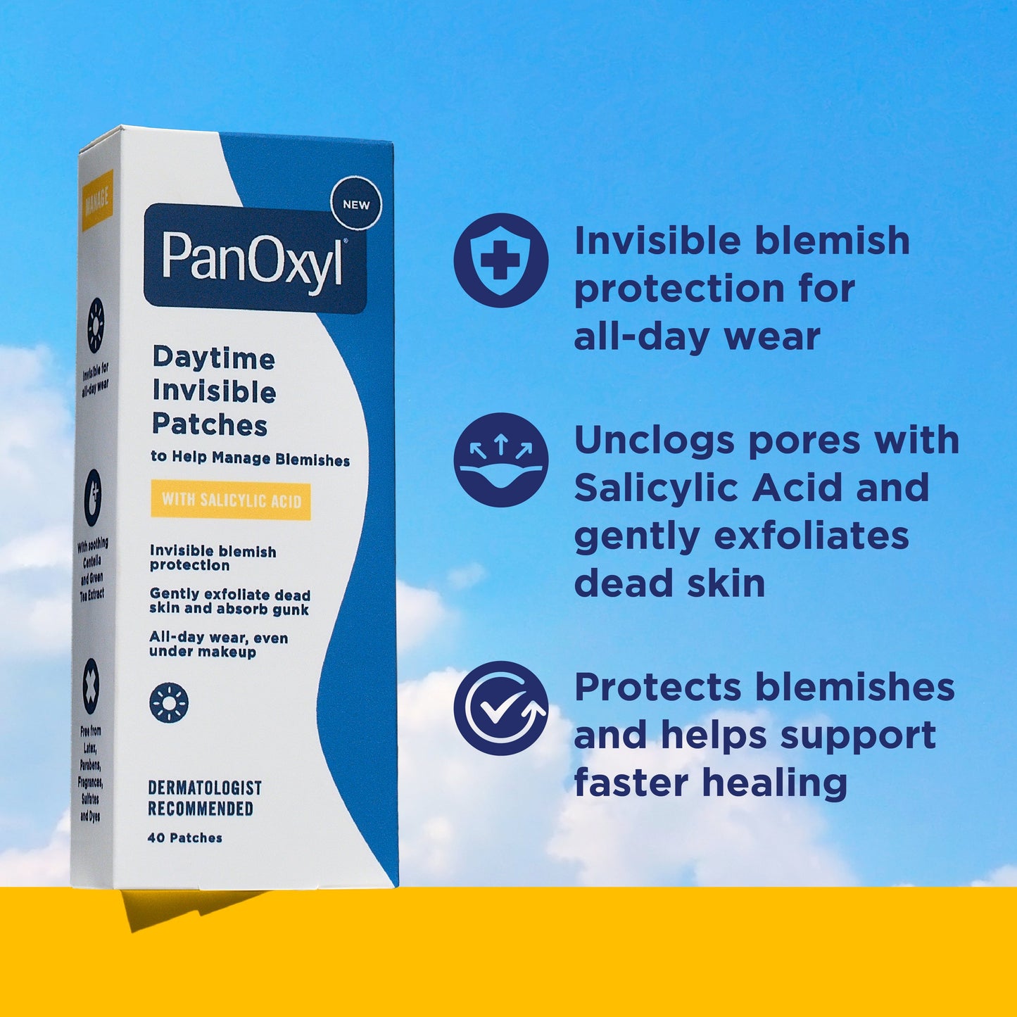 PanOxyl Daytime Invisible Patches with Salicylic Acid