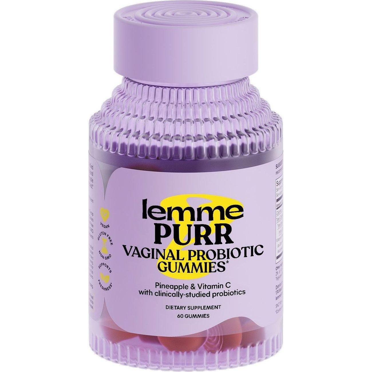 Lemme Purr Vaginal Probiotic Gummies