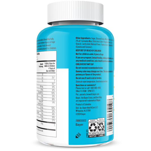 One A Day Kids Multivitamin with Probiotic Gummies - Orange