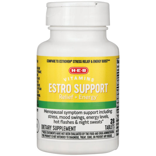 H-E-B Vitamins Estro Support Menopause Relief & Energy