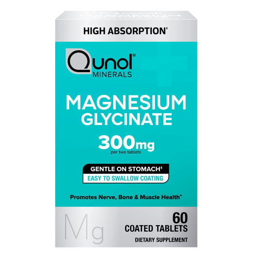 Qunol Magnesium Glycinate 300 mg Tablets