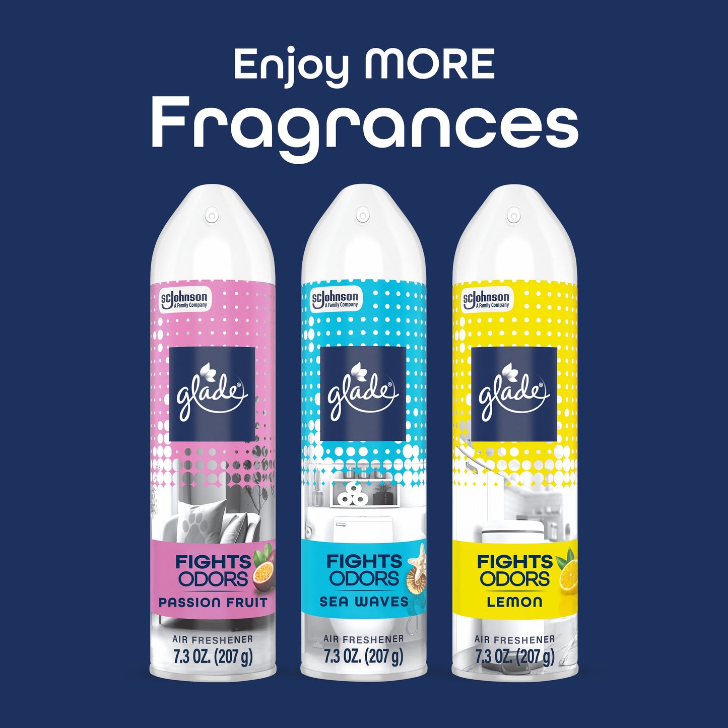 Glade Glade Odor Fighting Air Freshener Spray - Passion Fruit