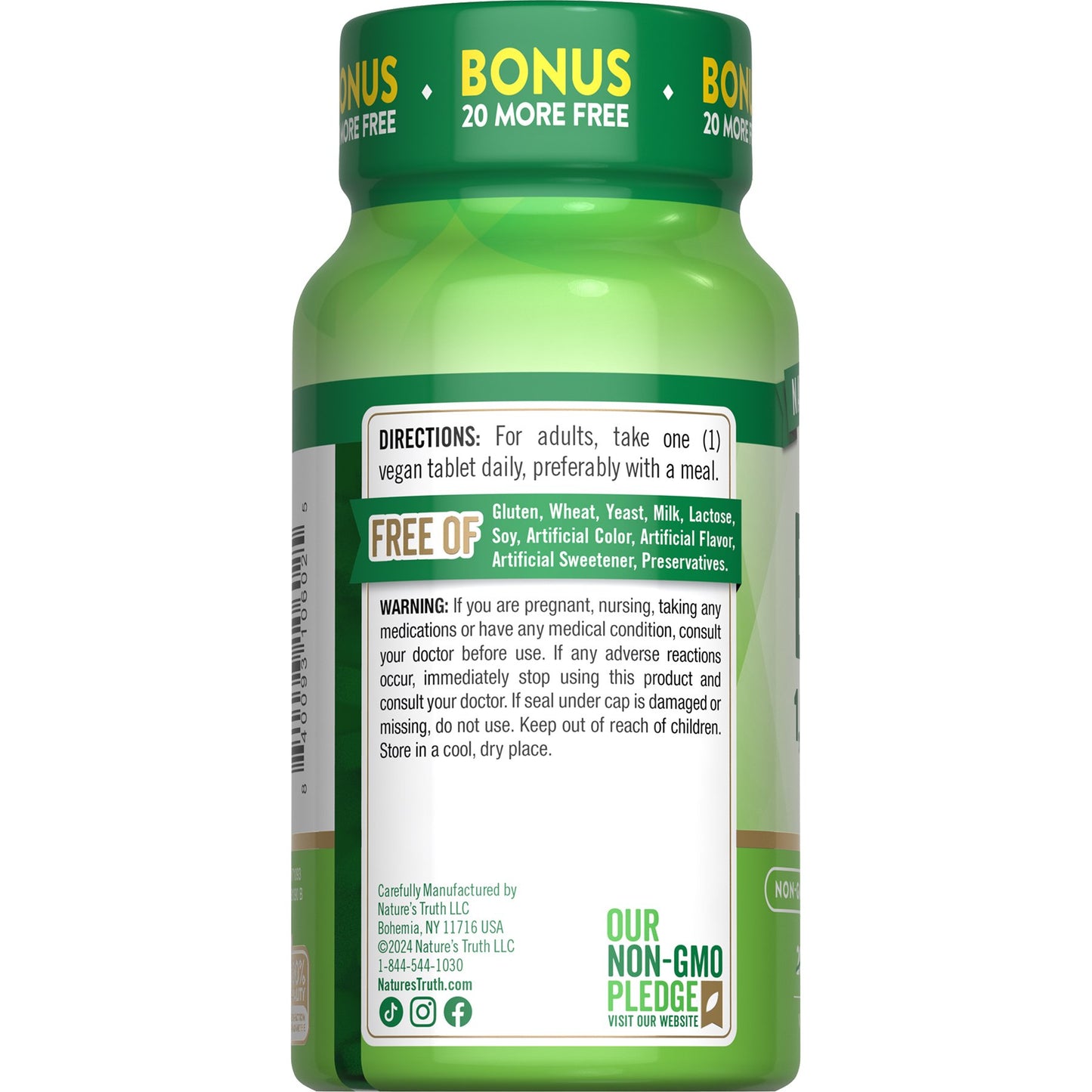 Nature's Truth B-12 1000mcg Tablets