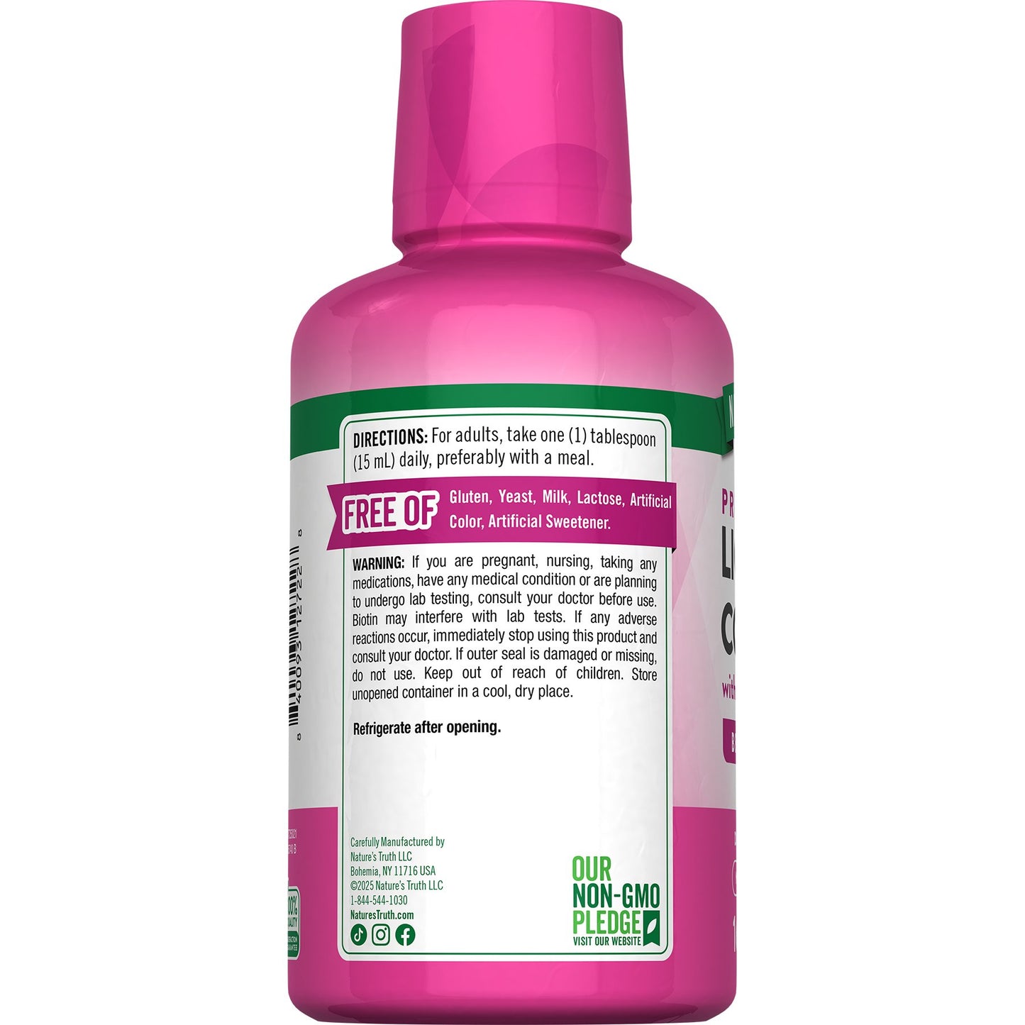 Nature's Truth Liquid Collagen with Biotin + Vitamin C - Berry
