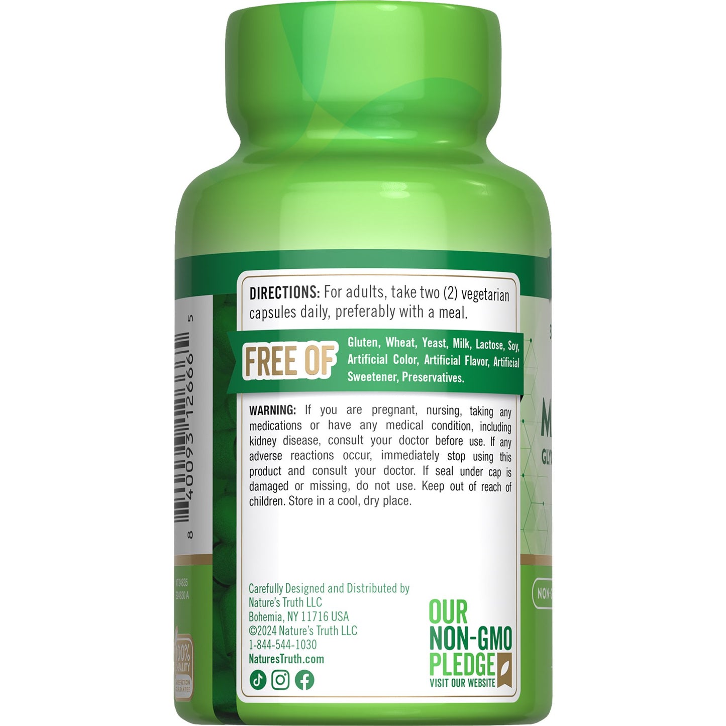 Nature's Truth Triple Magnesium + Vitamin D3 & Zinc Capsules
