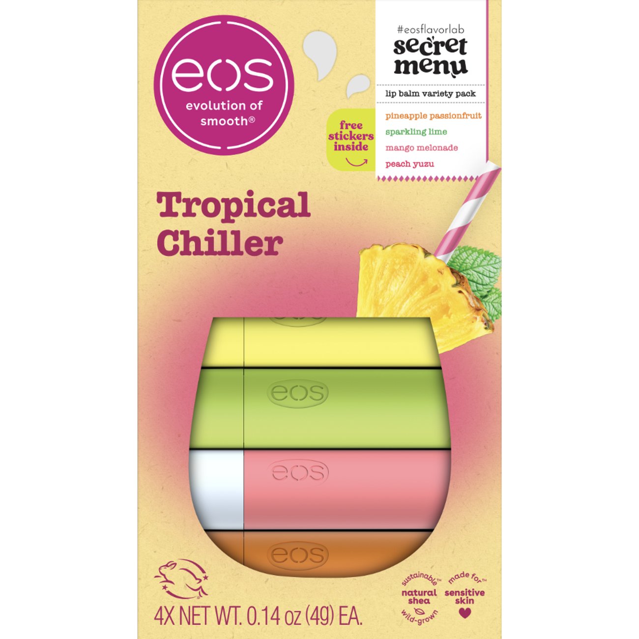 eos Lip Balm Variety Pack - Tropical Chiller