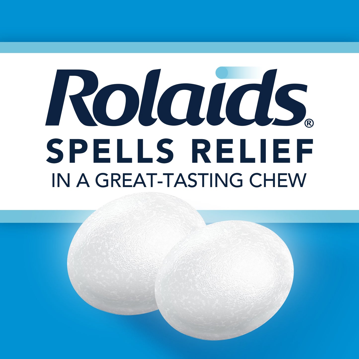 Rolaids Power 1000 Antacid Chewable Tablets, Heartburn Relief, Mint Flavor