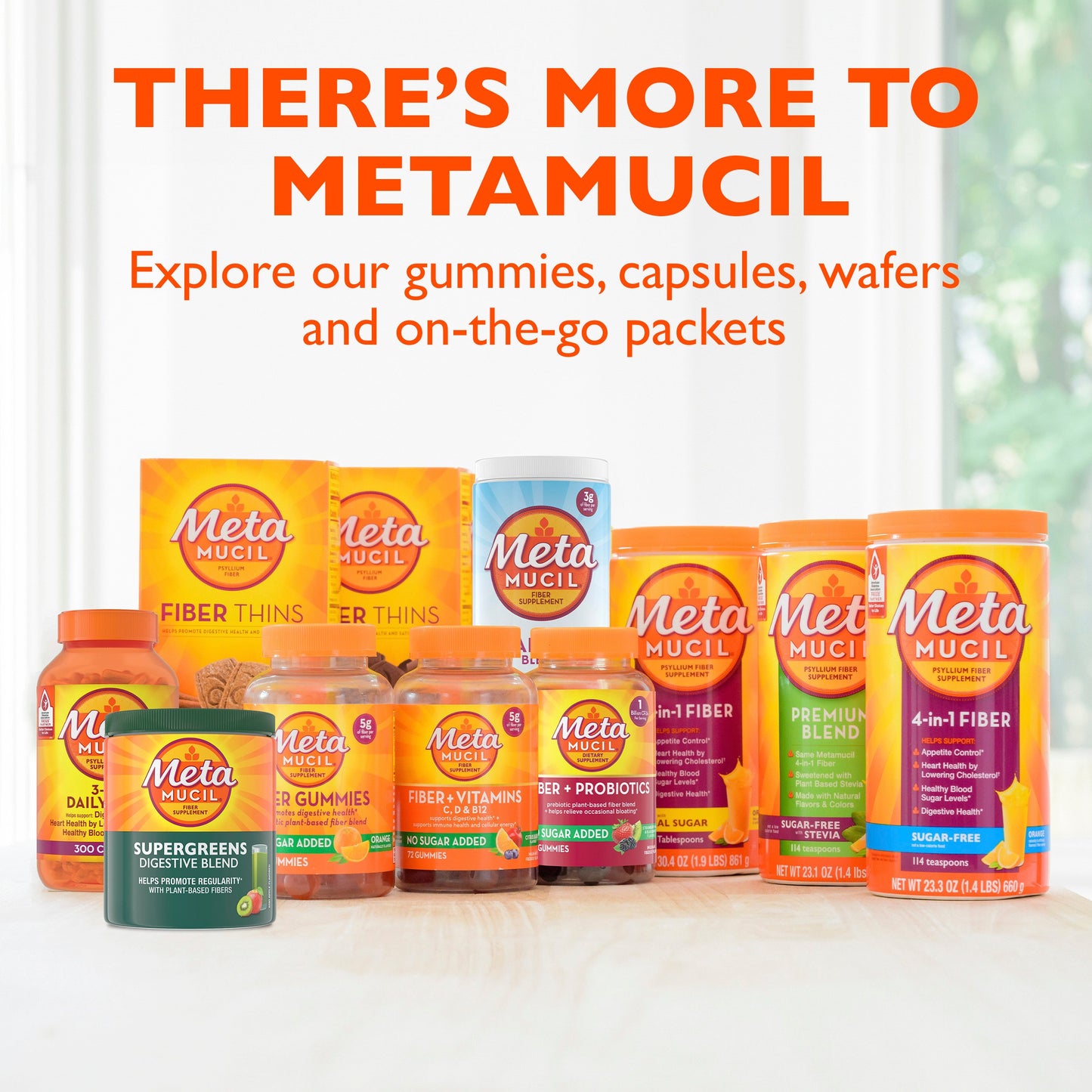 Metamucil Greens SuperFood Powder Fiber Supplement for Digestive Health & Regularity, Gluten Free Plant-Based Stevia, Kiwi Apple Flavor