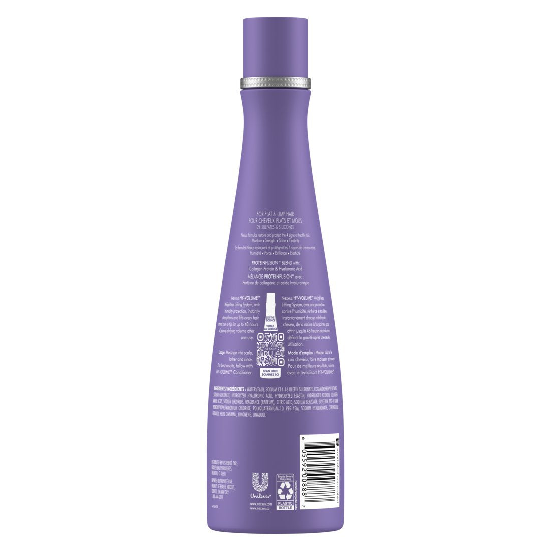 Nexxus Hy-Volume Weightless Lift Shampoo with Collagen Protein & Hyaluronic Acid