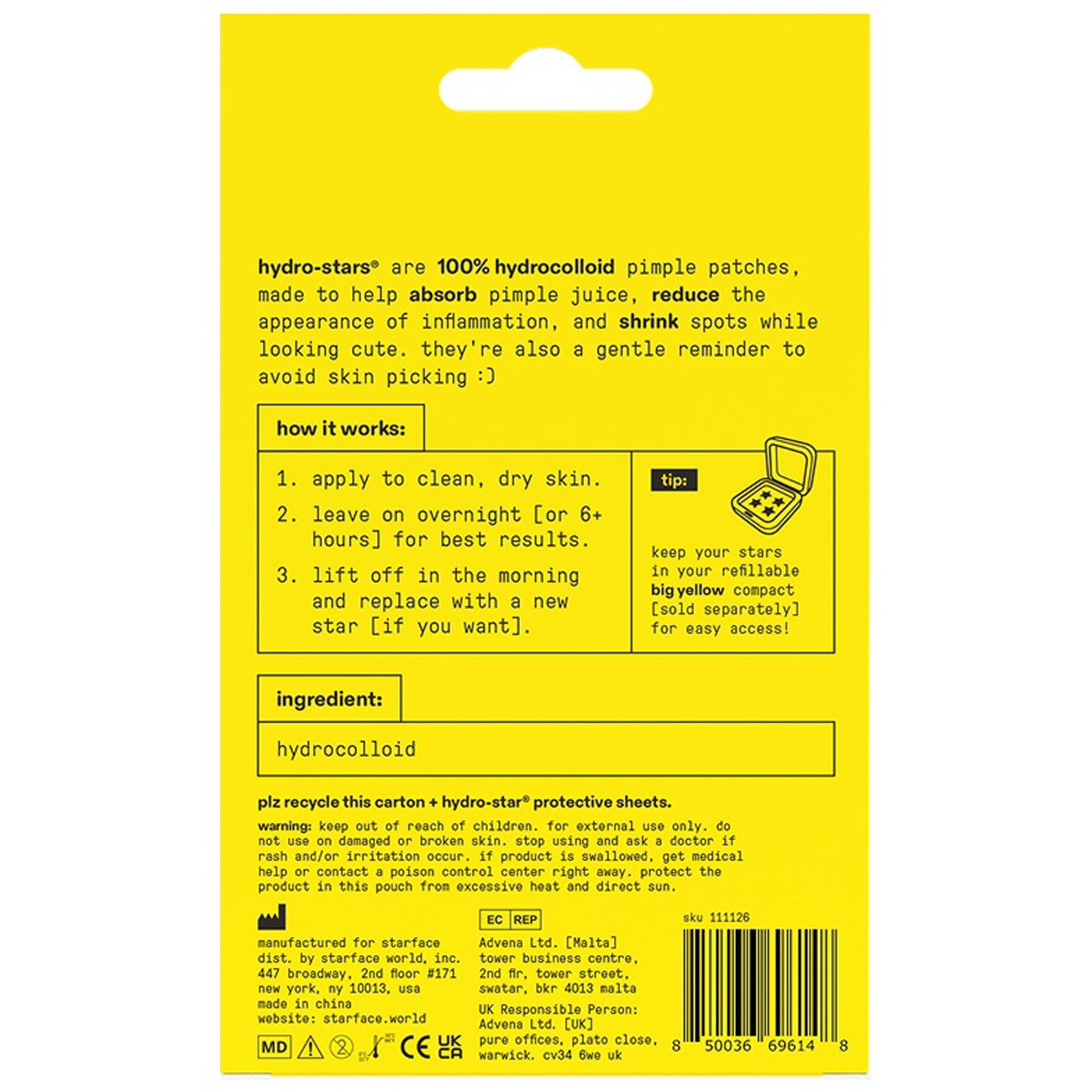 Starface Hydro-Star Pimple Patches