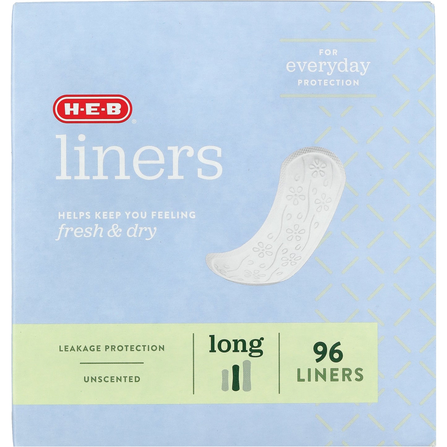 H-E-B Fresh & Dry Liners - Long, Unscented