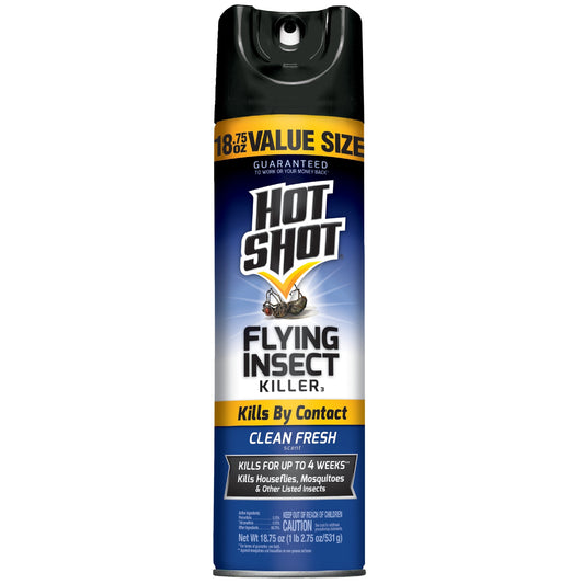 Hot Shot Flying Insect Killer - Clean Fresh Scent