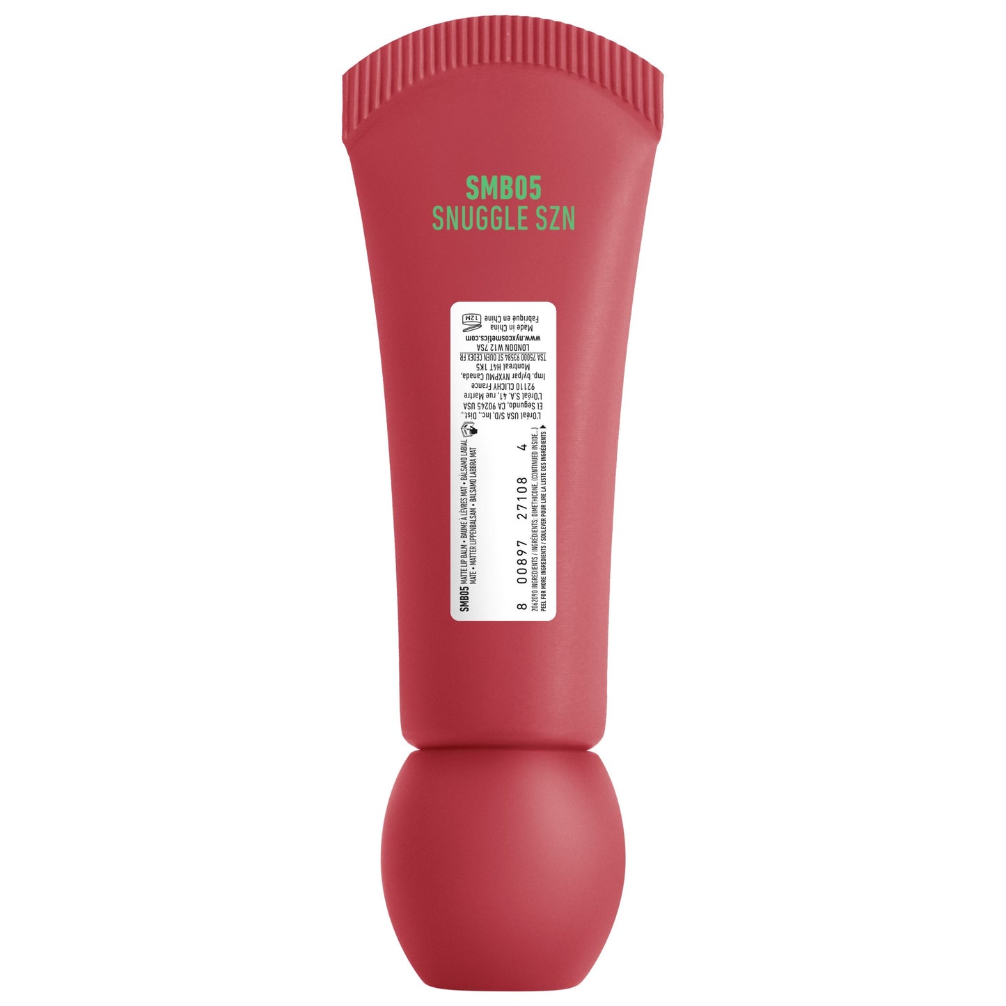 NYX Smushy Matte Lip Balm - Snuggle Szn