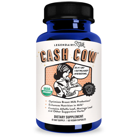 Legendairy Milk Cash Cow Lactation Supplement, Vegan Capsules