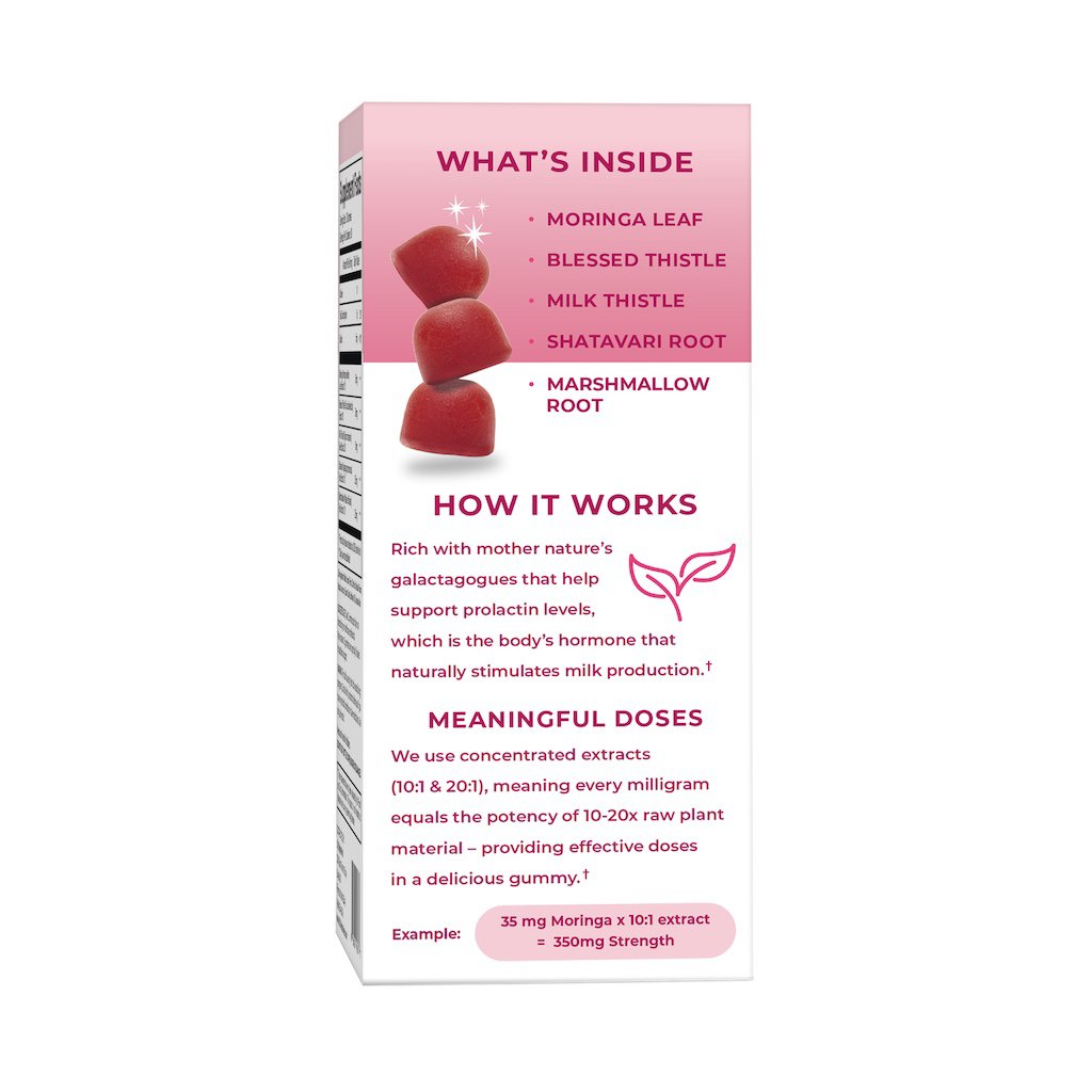 Dr. Stephanie's Lactation Gummies - Strawberry Lemonade