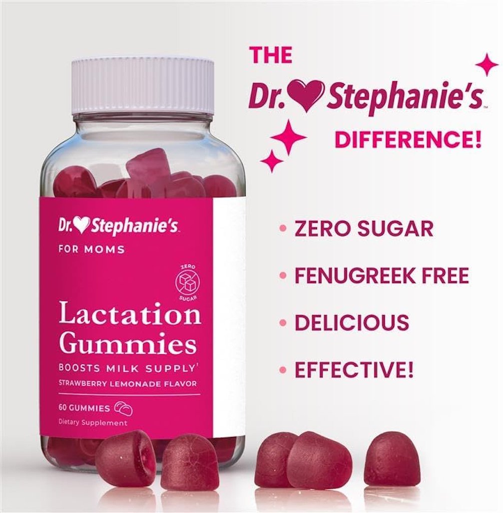 Dr. Stephanie's Lactation Gummies - Strawberry Lemonade