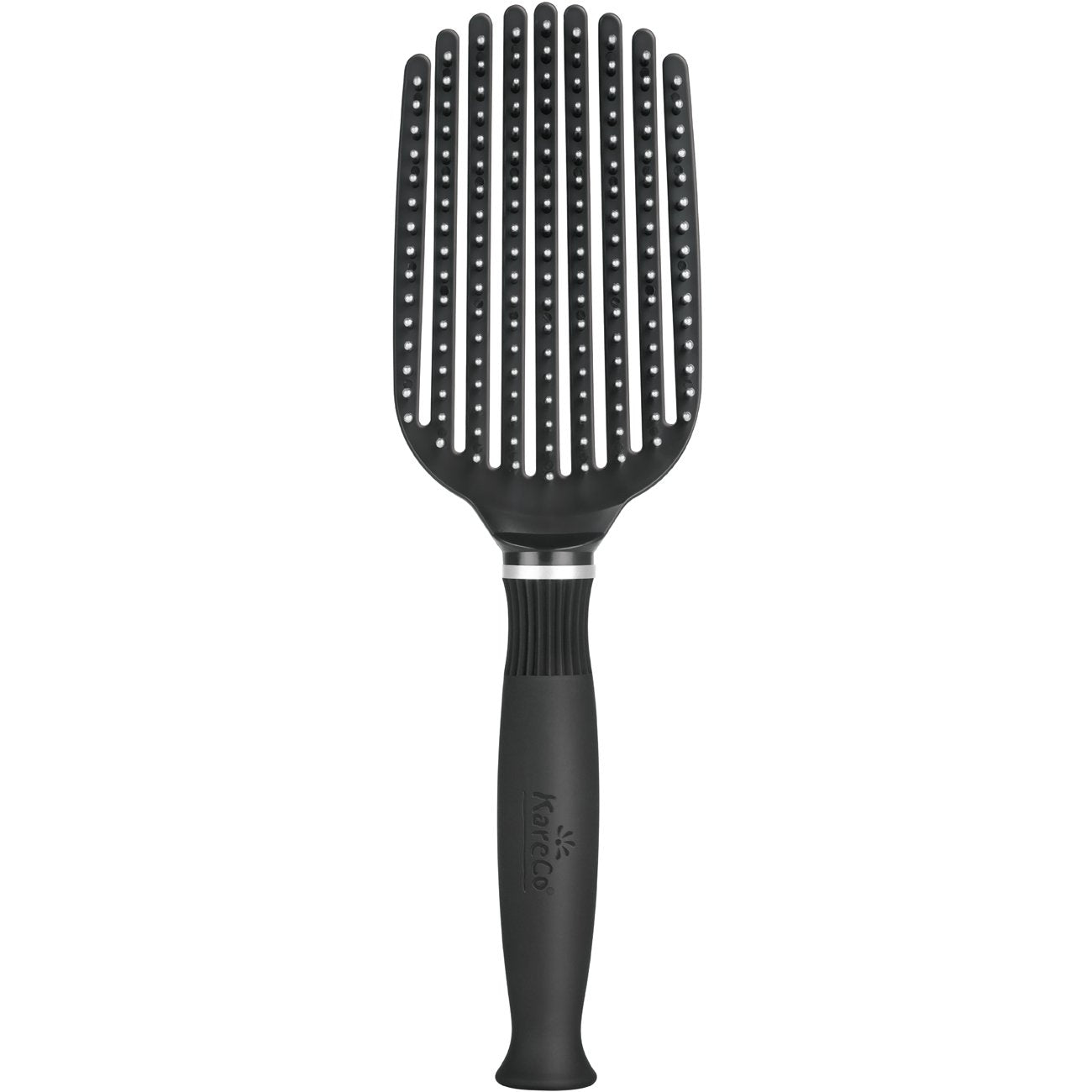 KareCo All Hair Types Flexible Tangle Buster Detangler Brush
