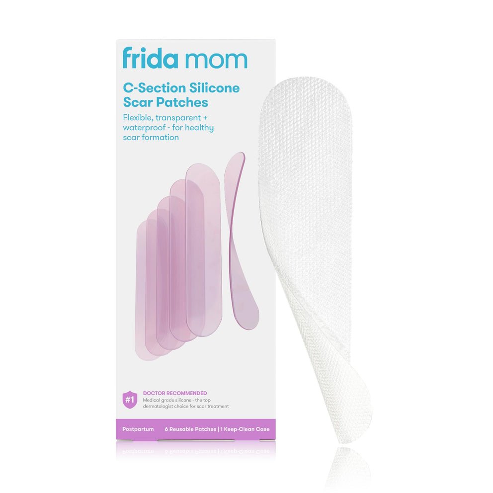Frida Mom C-Section Silicone Scar Patches + Case