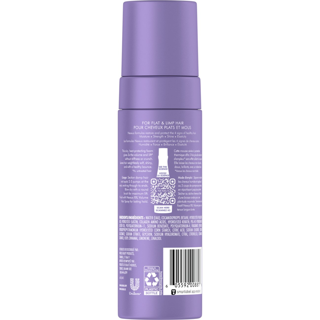 Nexxus Hy-Volume Weightless Lift Cloud Foam Mousse