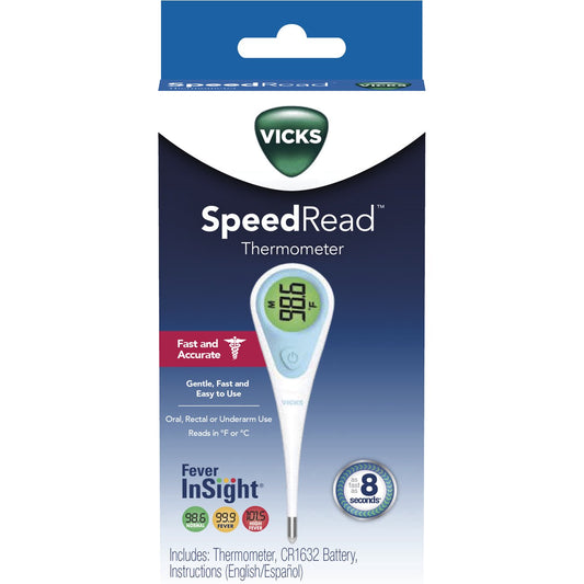 Vicks Speed Read Digital Thermometer with Fever Insight