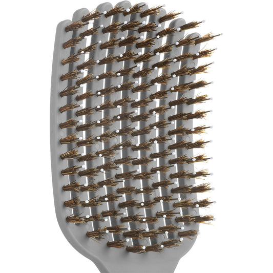 KareCo All Hair Types Boar & Nylon Flexible Tangle Buster Styler Brish