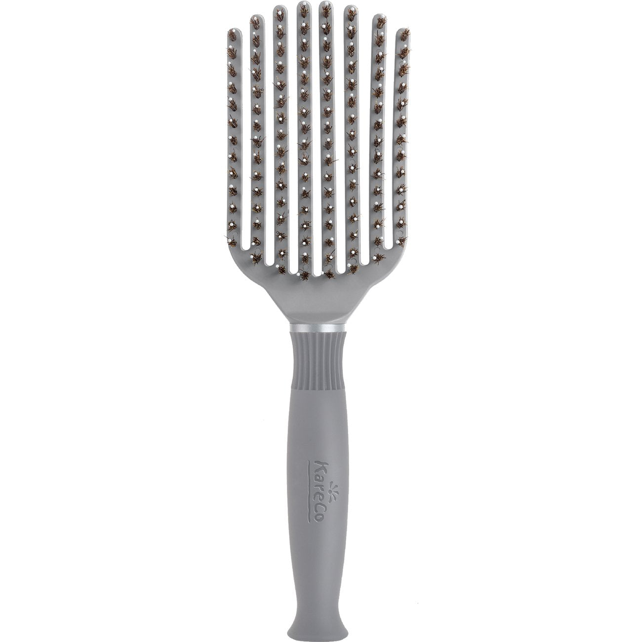 KareCo All Hair Types Boar & Nylon Flexible Tangle Buster Styler Brish