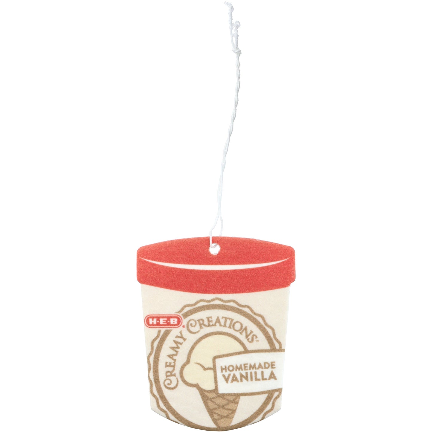 H-E-B Flavor Favorites Car Air Fresheners - Creamy Creations Homemade Vanilla Ice Cream