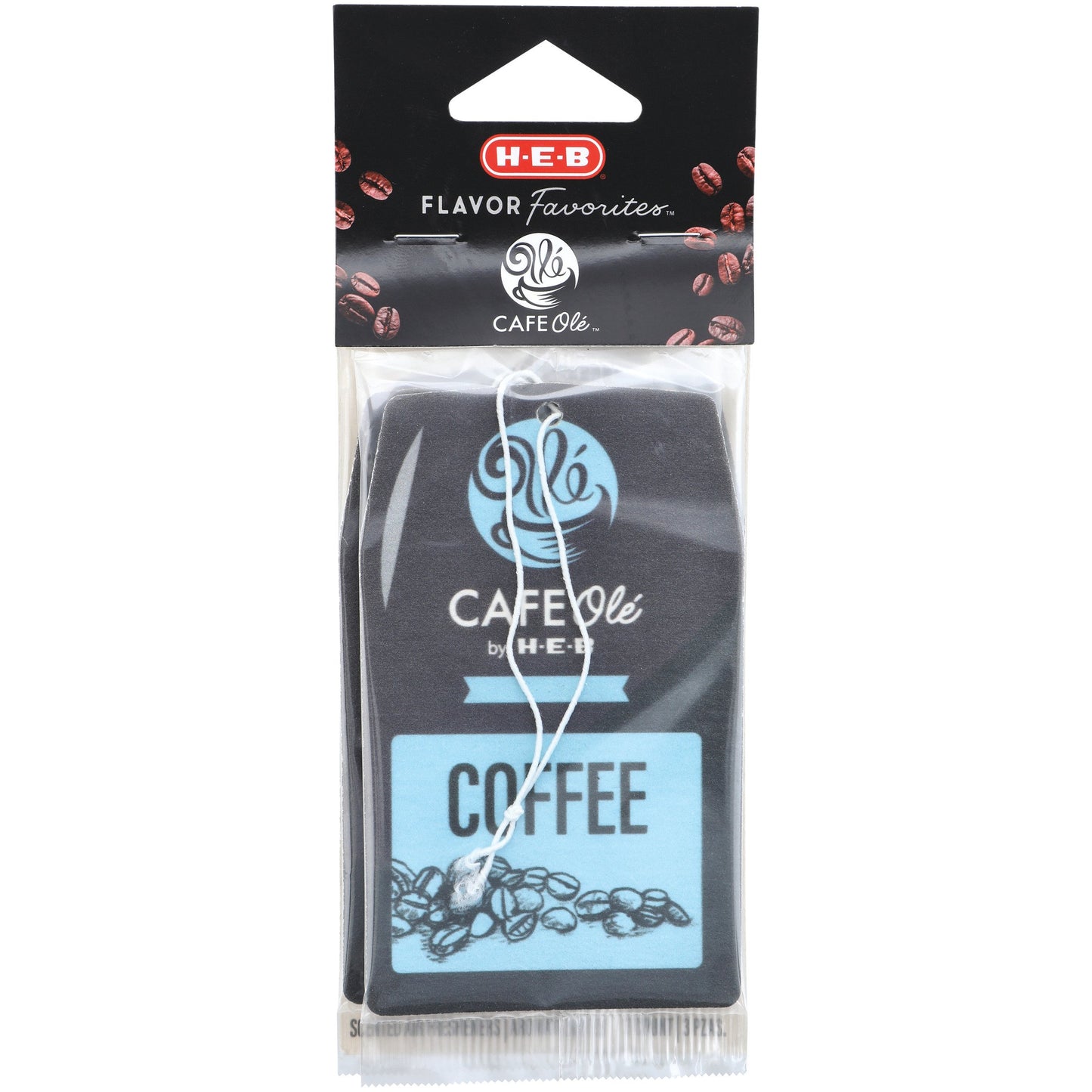 H-E-B Flavor Favorites Car Air Fresheners - CAFE Olé Coffee