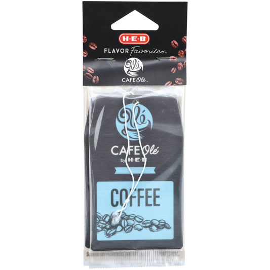 H-E-B Flavor Favorites Car Air Fresheners - CAFE Olé Coffee
