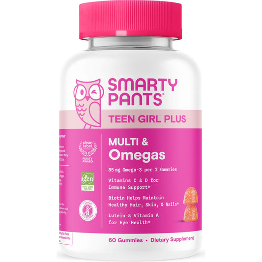 SmartyPants Teen Girl Plus Multivitamin & Omegas Gummies