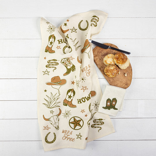 MU Kitchen Wild West Kitchen Towel