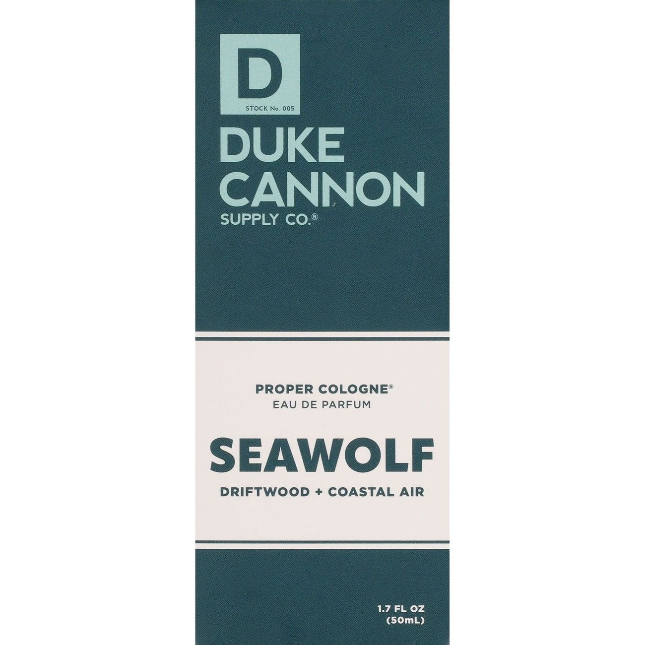 Duke Cannon Men's Proper Cologne - Seawolf