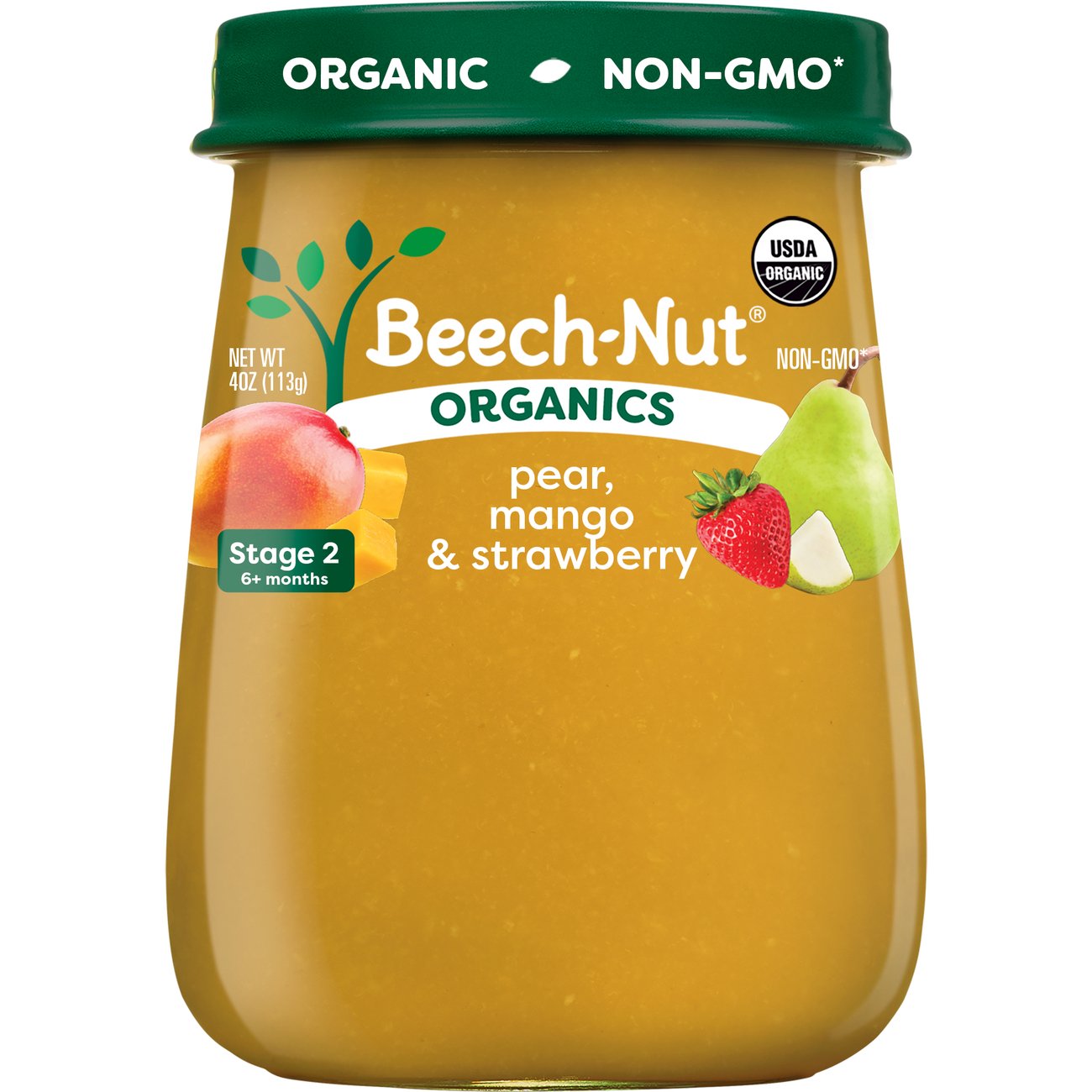 Beech-Nut Organics Baby Food - Pear Mango & Strawberry